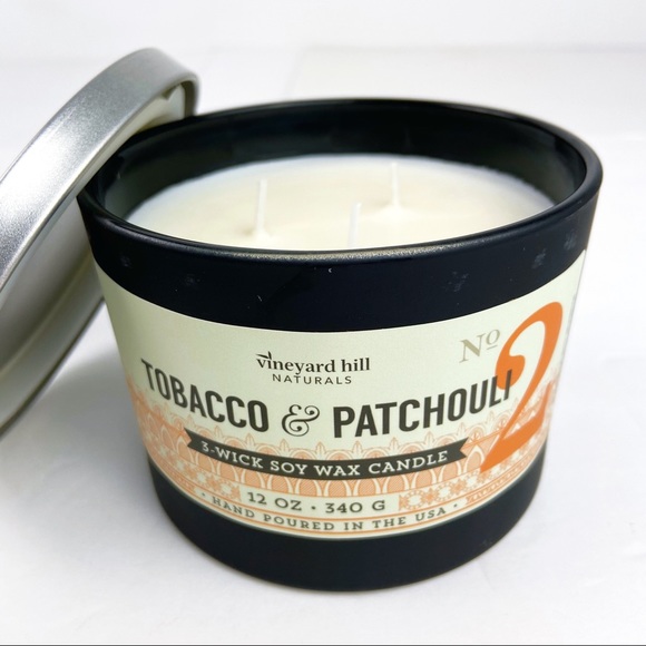 Vineyard Hills Other - Vineyard Hill Tobacco & Patchouli Soy Candle 12 oz